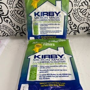 Kirby Universal Bags: 2 Packs (12 bags) of Universal HEPA White Cloth Bags Kirby